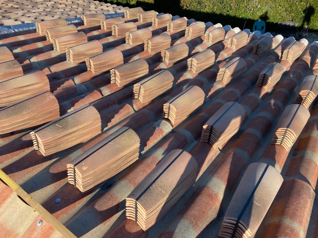 Actuellement nouveau chantier de changement de toiture près de Aix en Provence