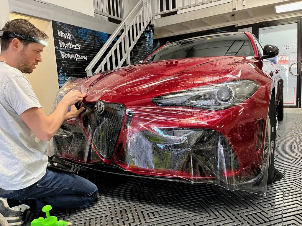 Formation protection carrosserie (PPF) pour nos stagiaires venus de Paris en Ile-de-France