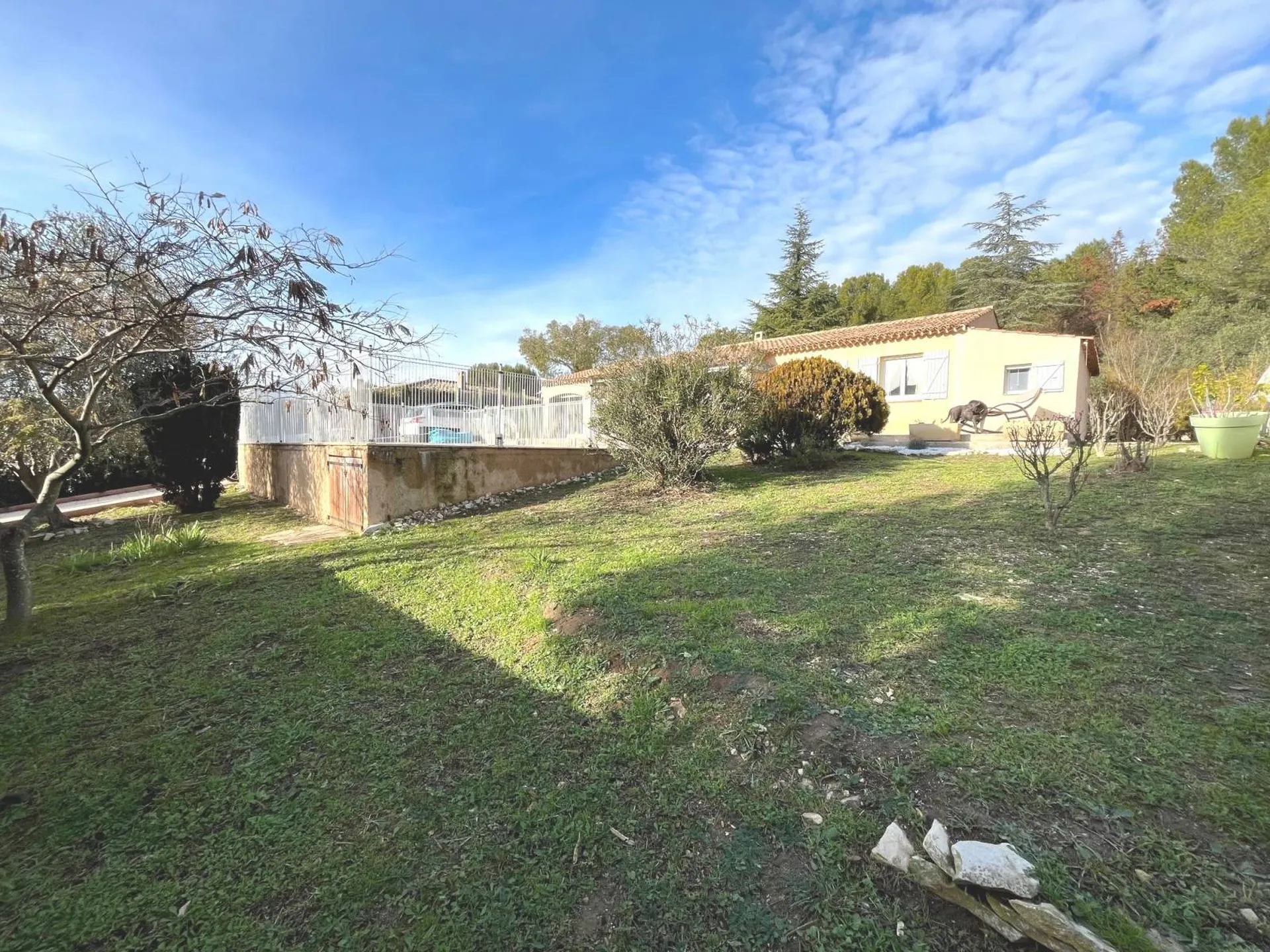 maison à vendre terrain plat