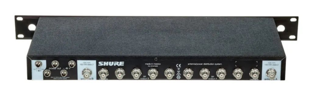 DISTRIBUTEUR AMPLIFICATEUR ANTENNE SHURE + ANTENNES + PIEDS