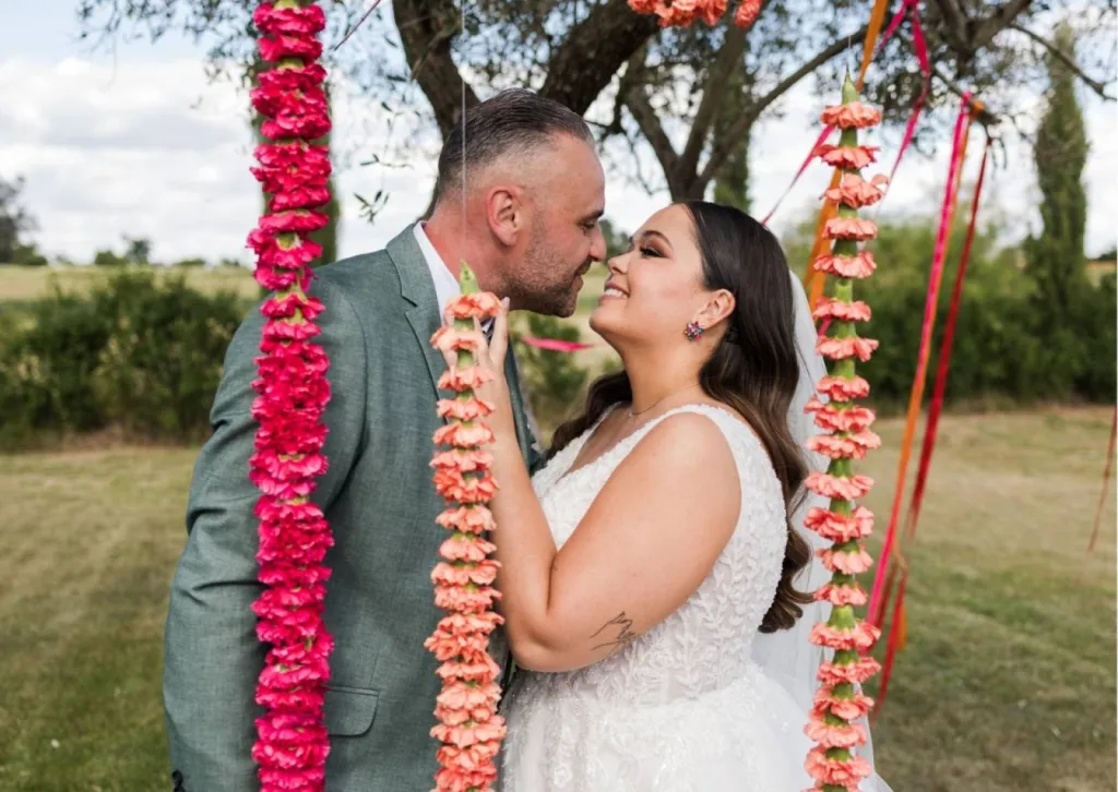 Décoration de mariage haut en couleur à Bordeaux en Nouvelle Aquitaine en 2026