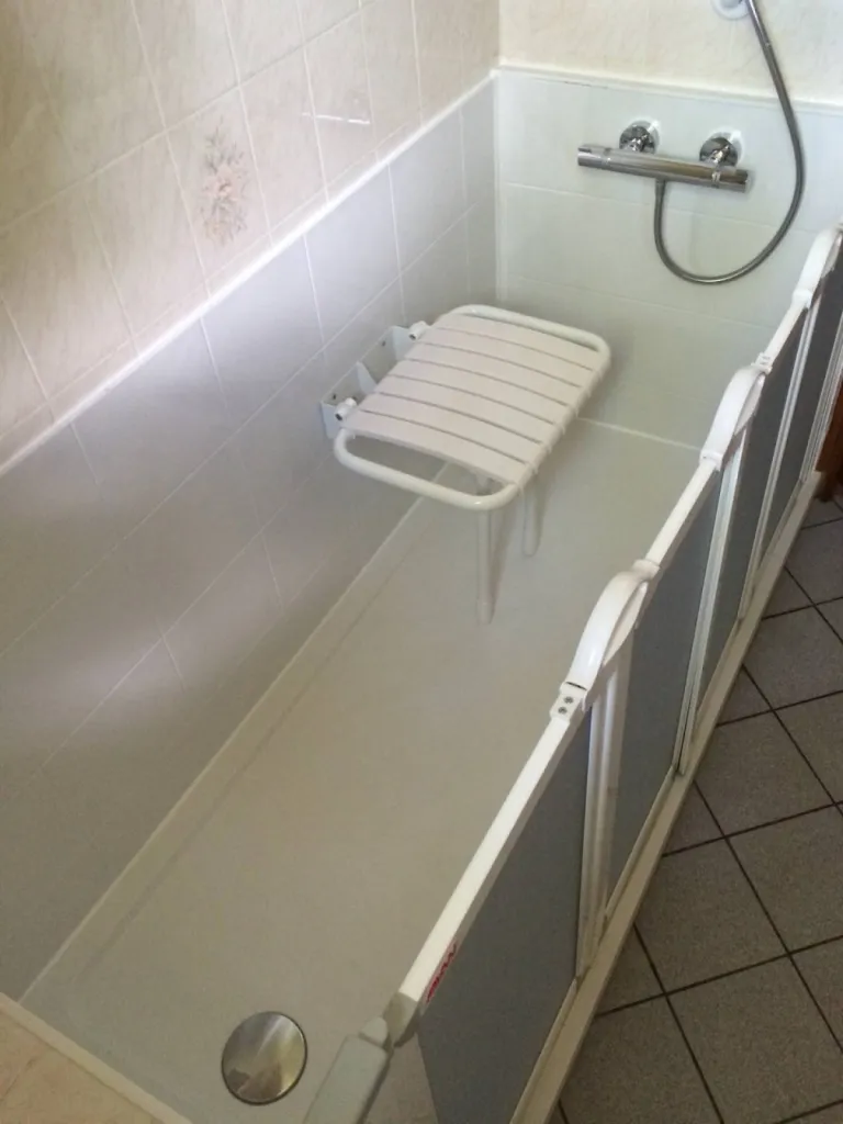Remplacement baignoire par douche pmr