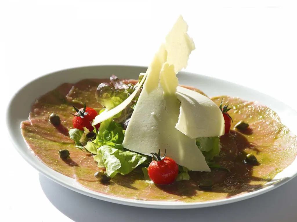 restaurant carpaccio de boeuf