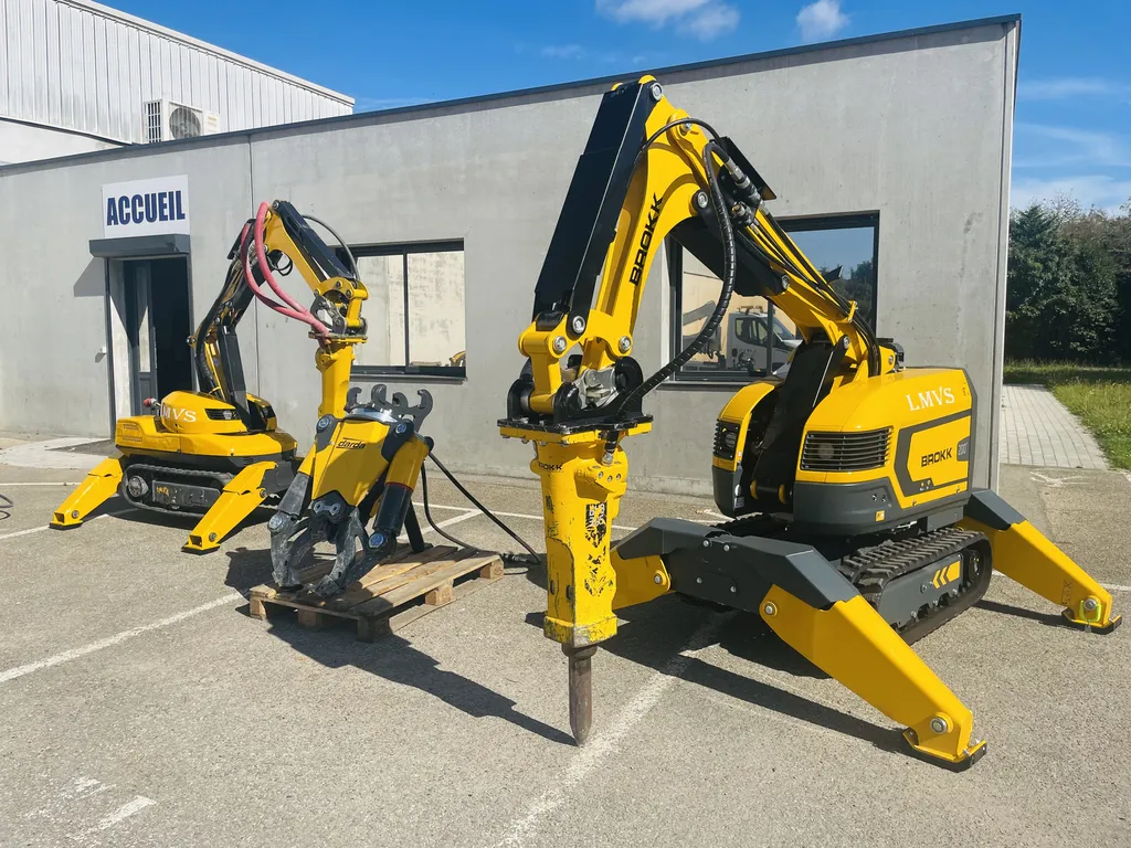 Louer un robot de démolition 2 tonnes Brokk à Lyon et ses alentours