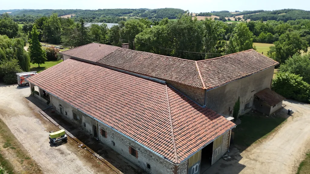 Rénovation de toiture sur corps de ferme à Lavaur 81500