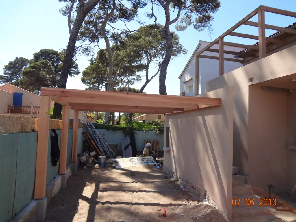 tonnelle en bois sur mesure marseille