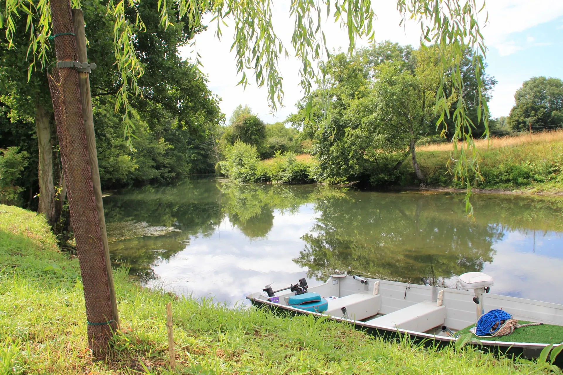 acheter une maison de caractère avec terrain et étang dans la Vallée de la Risle 27