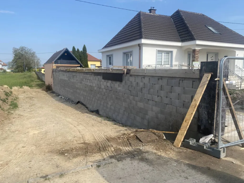Construction d'un mur extérieur à Strasbourg CLK 