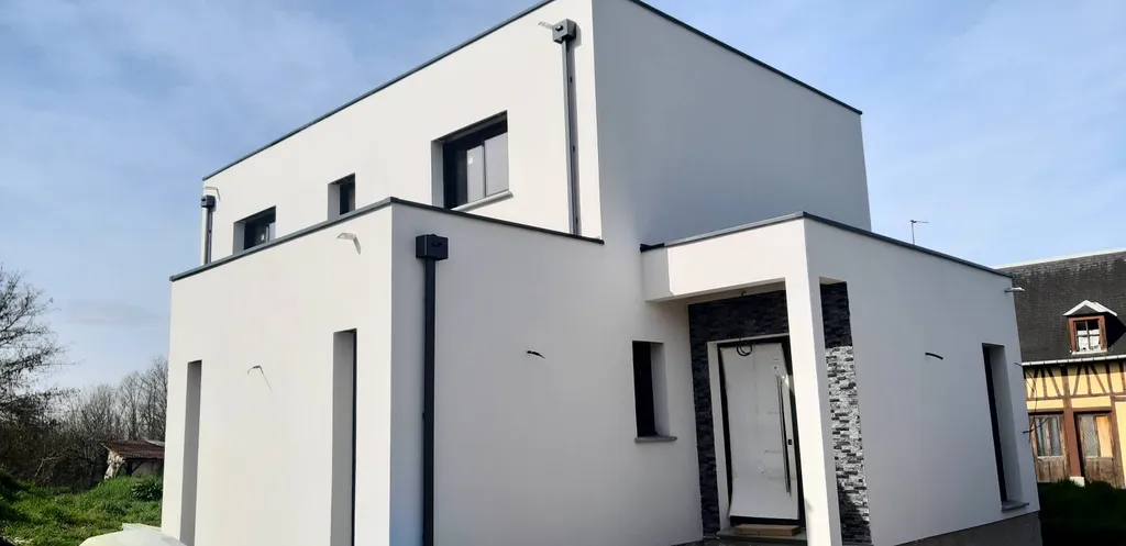 Construction d'une maison contemporaine dans le 27