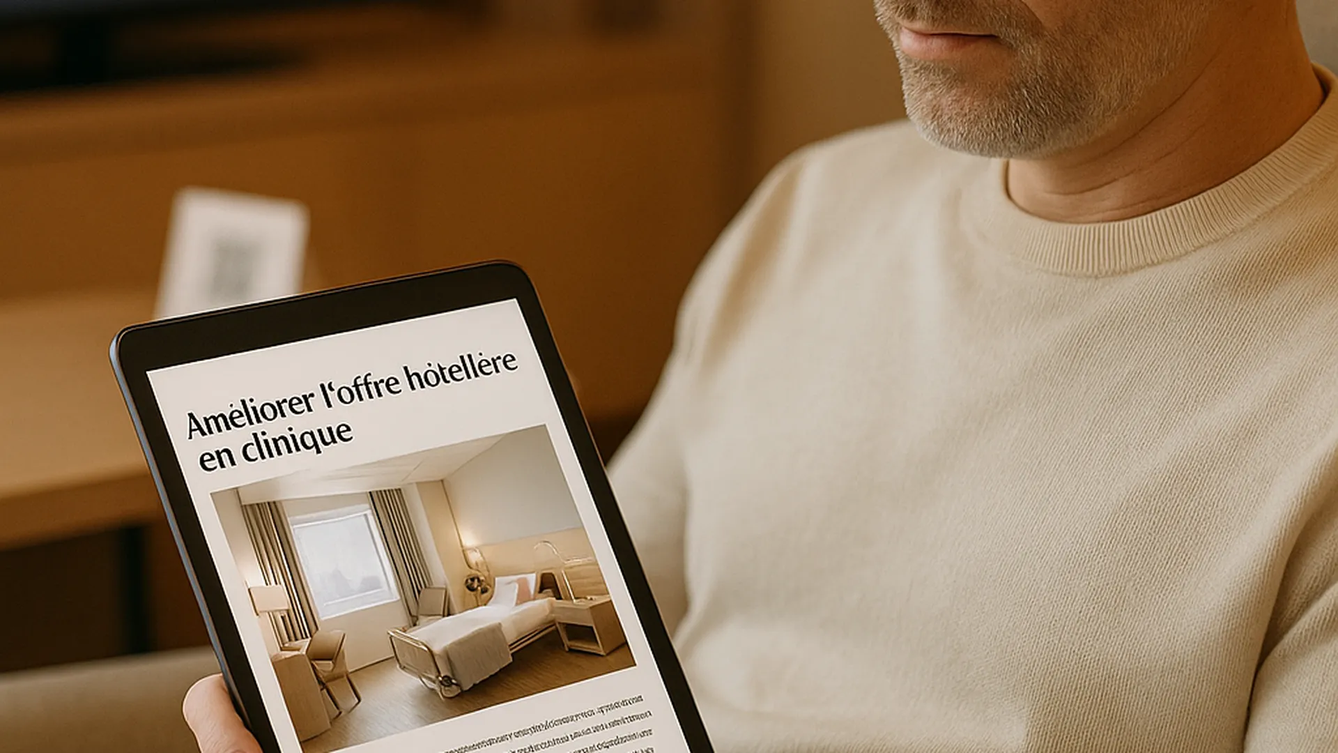 Presse en ligne pour hôtels, cliniques et hôpitaux à la demande via un QR code