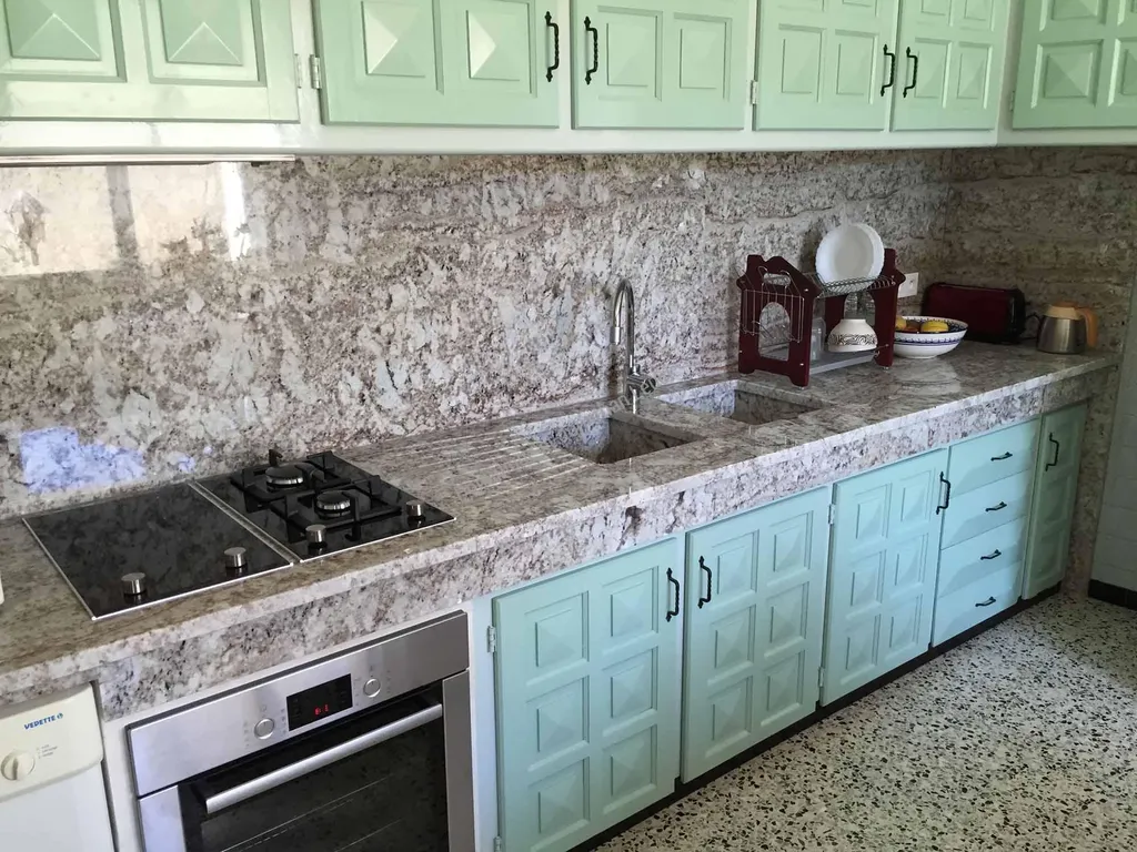 Cuisine et plans en granit