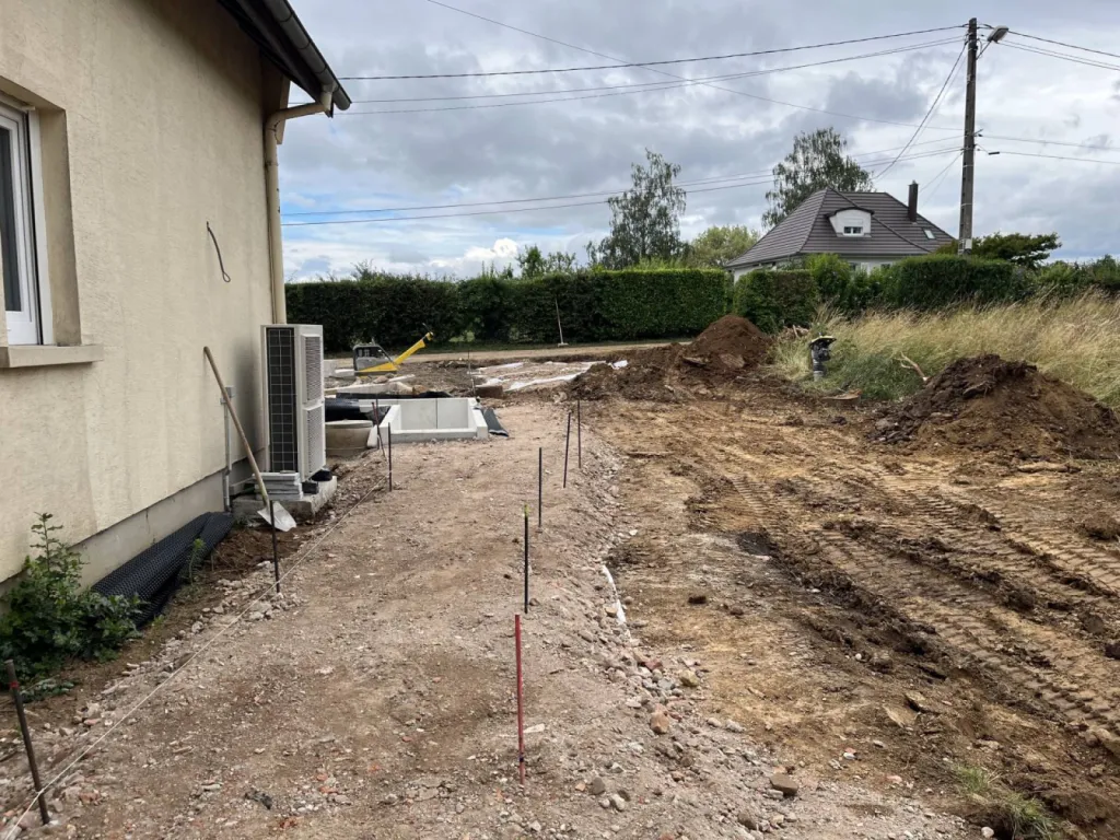 Chemin d’accès en pavé différents formats à Furdenheim 