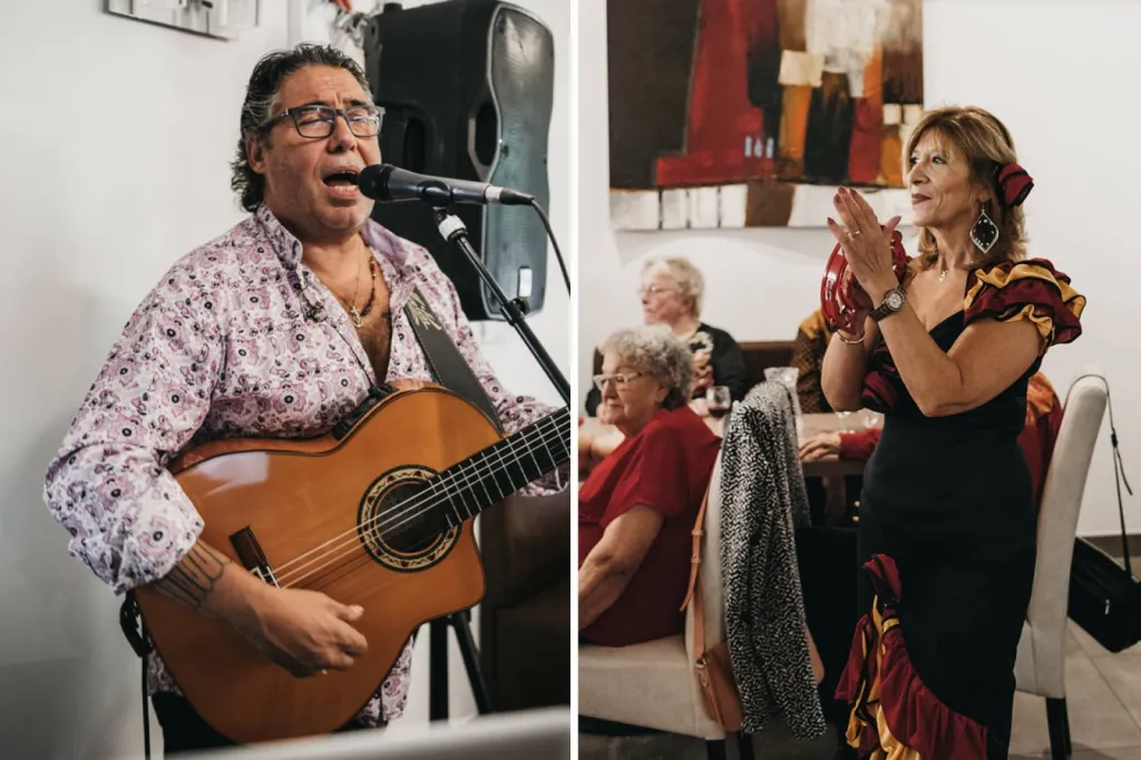 Repas chantant espagnol dans résidence seniors proche de montpellier