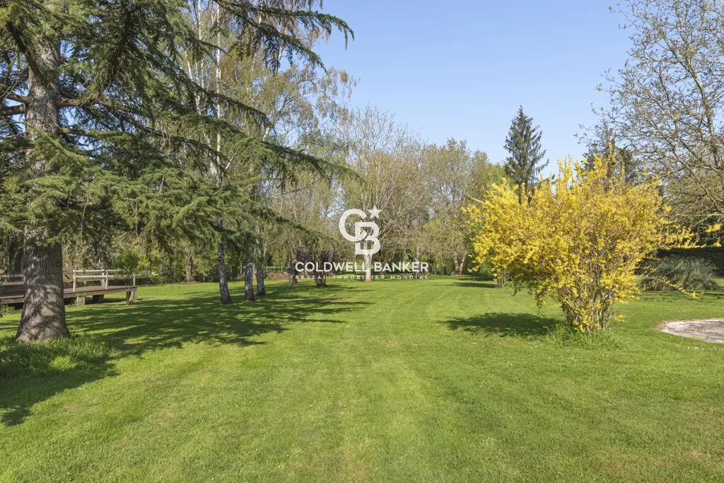 acheter une propriété avec grand parc et étang en sarthe