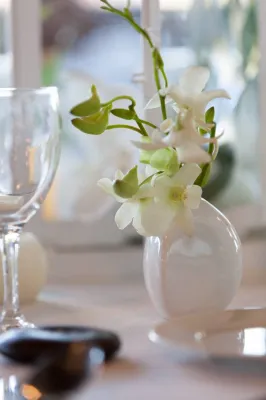 Un Mariage sur le thème Orchidées et Tropique pour une ambiance chic en croisière sur la Seine à Paris
