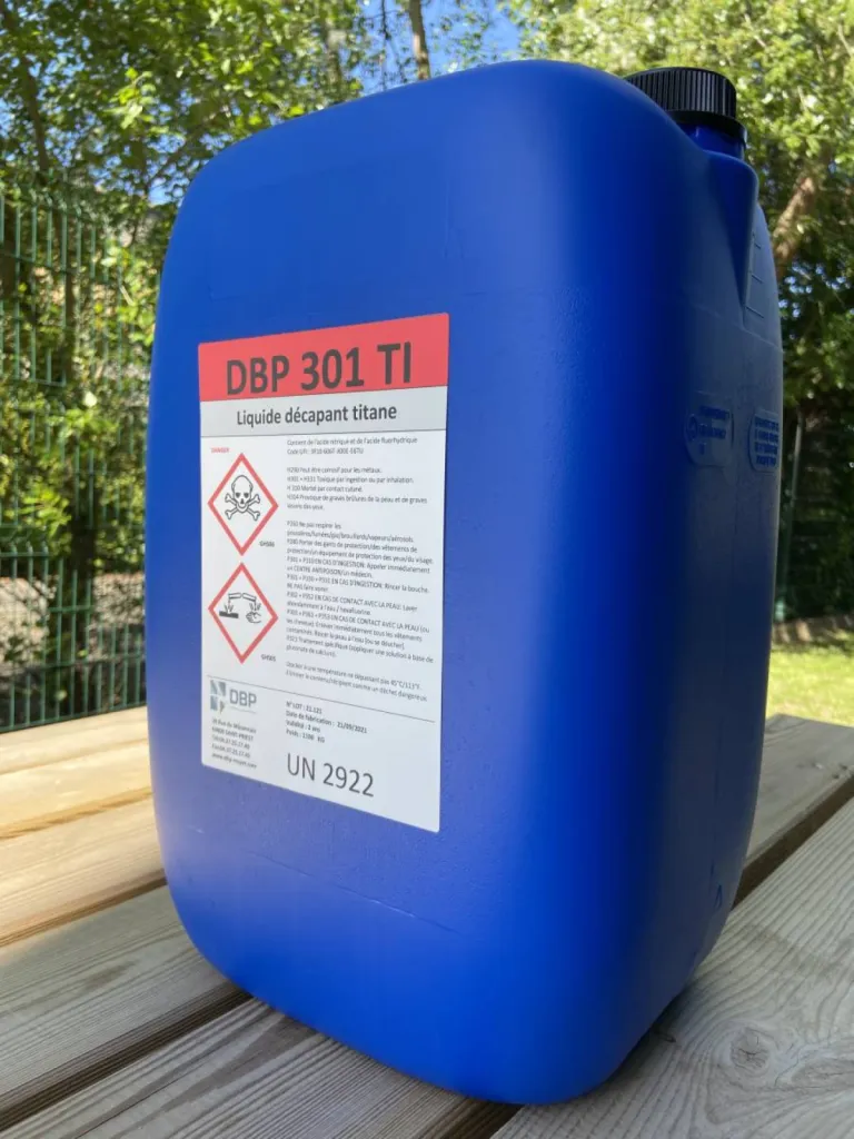 DBP 301 TI - Produit de décapage des titanes par immersion - Lyon (69)