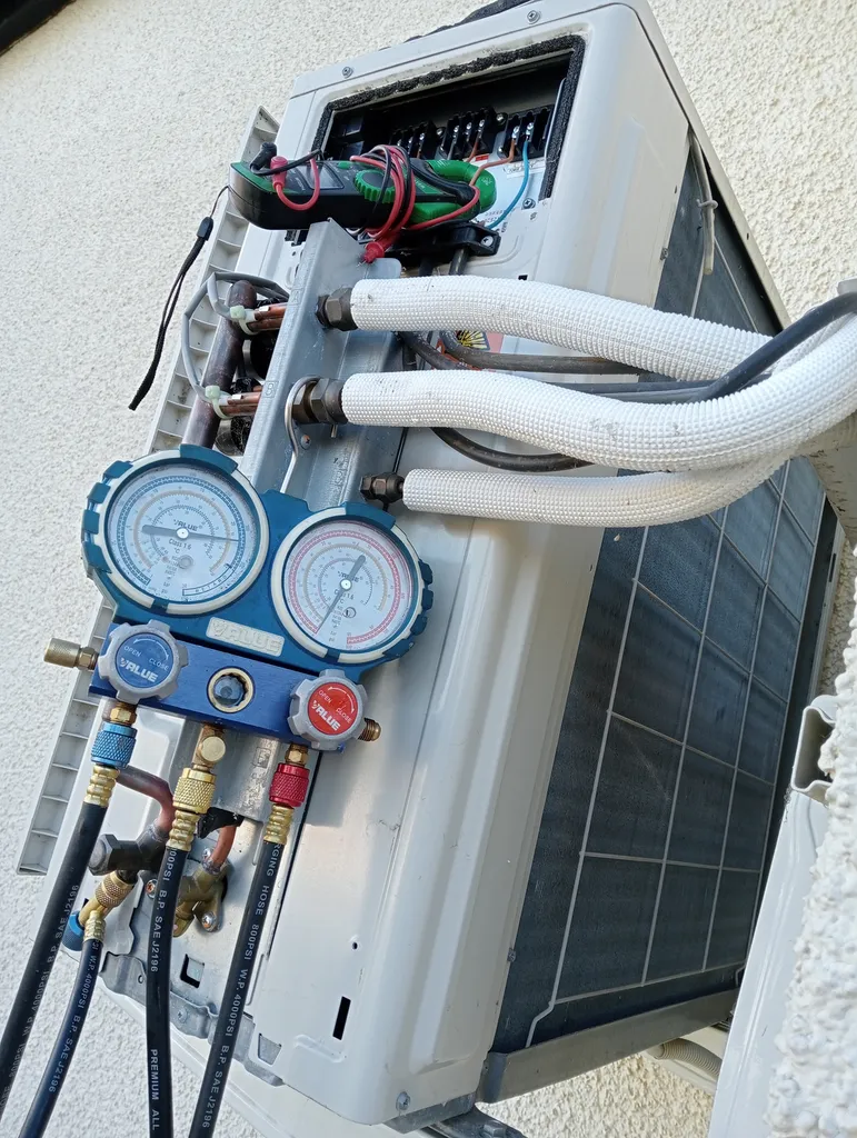 Réalisation de l'entretien et du contrôle annuel obligatoire du split système de climatisation à Toulouse et Colomiers, garantissant la légalité et la sécurité de l'appareil.