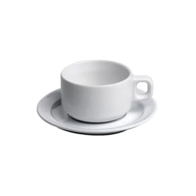 TASSE ET SOUS-TASSE A CHOCOLAT OU A THÉ EN PORCELAINE ÉLÉGANTES POUR MARIAGE