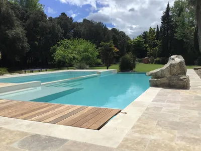 DALLAGES EXTERIEURS TRAVERTIN BEIGE 1ER CHOIX CLASSIC MIX