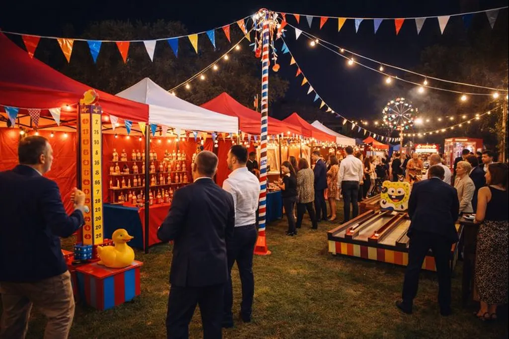 soirée d'entreprise fête foraine avec ECC Marseille 