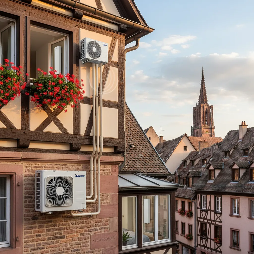 Mise en place d’un système de climatisation réversible multisplit à Strasbourg : gestion thermique multi-pièces