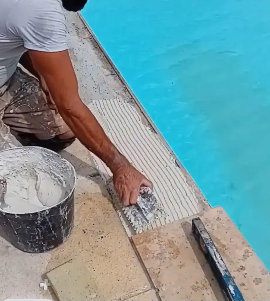 Remplacement de margelles à Pessac