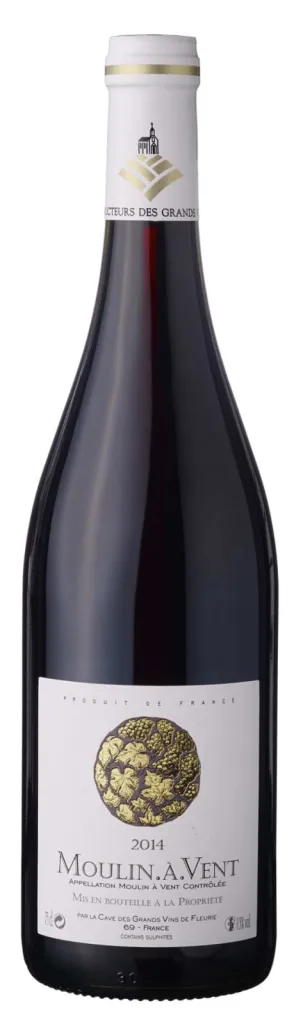 photographe à Lyon de bouteilles de vin Moulin à vent 2014