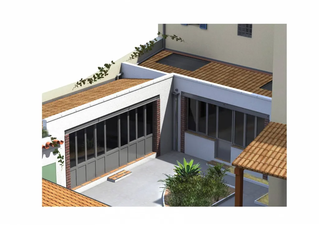 Vue 3D - Esquisses pour la réalisation d'une véranda Salon de Provence (13300)