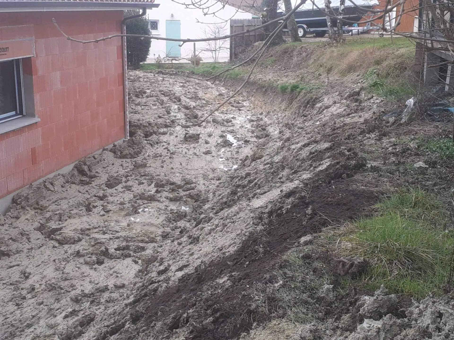 Création de soutènement en béton à Labrède au sud de Bordeaux