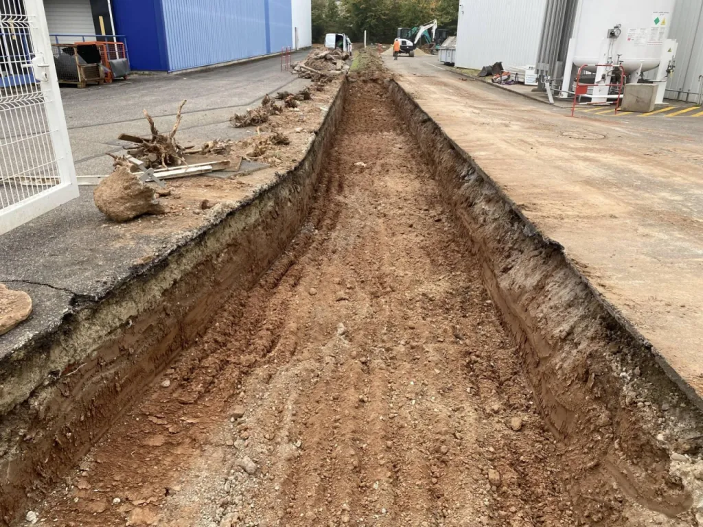 Ligne d’enrobée pour une entreprise à Illkirch près de Strasbourg 