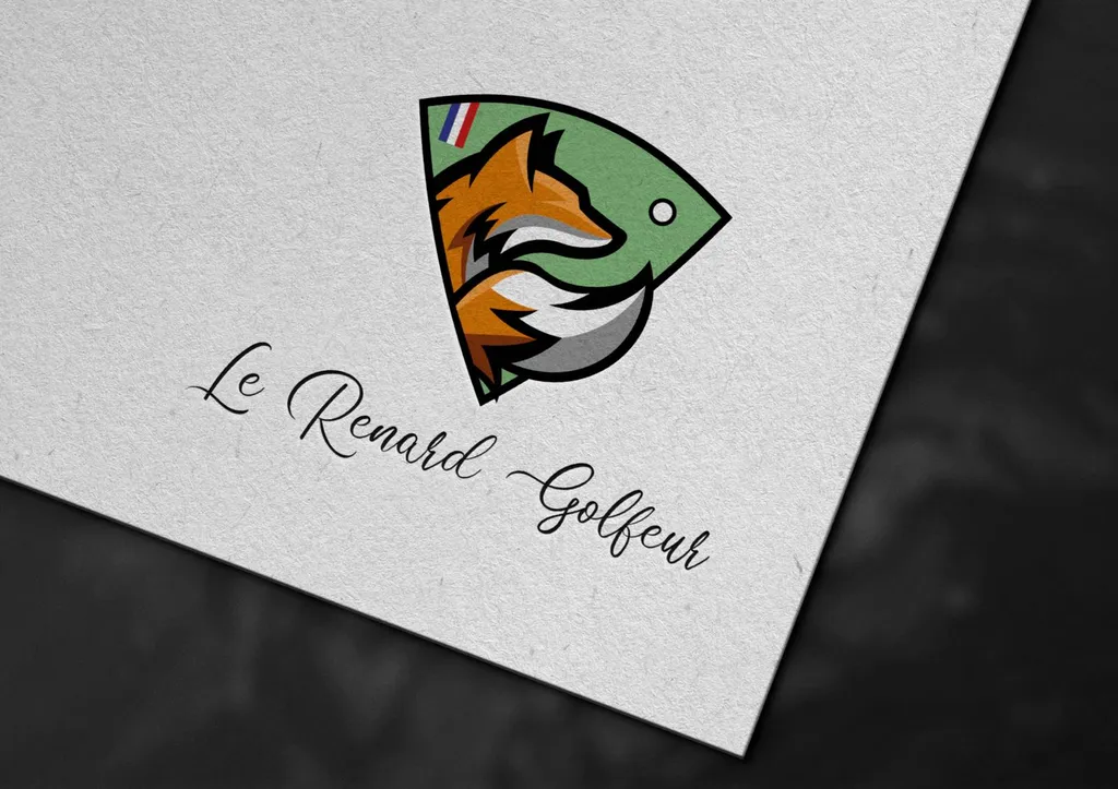 graphiste création de logo pour marque de vetement de sport golf
