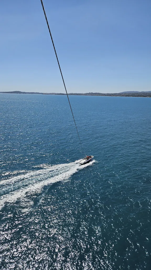 Voler en parachute ascensionnel Six fours les plages Sanary