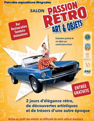 Salon Passion Rétro à Brignoles les 9 et 10 mai
