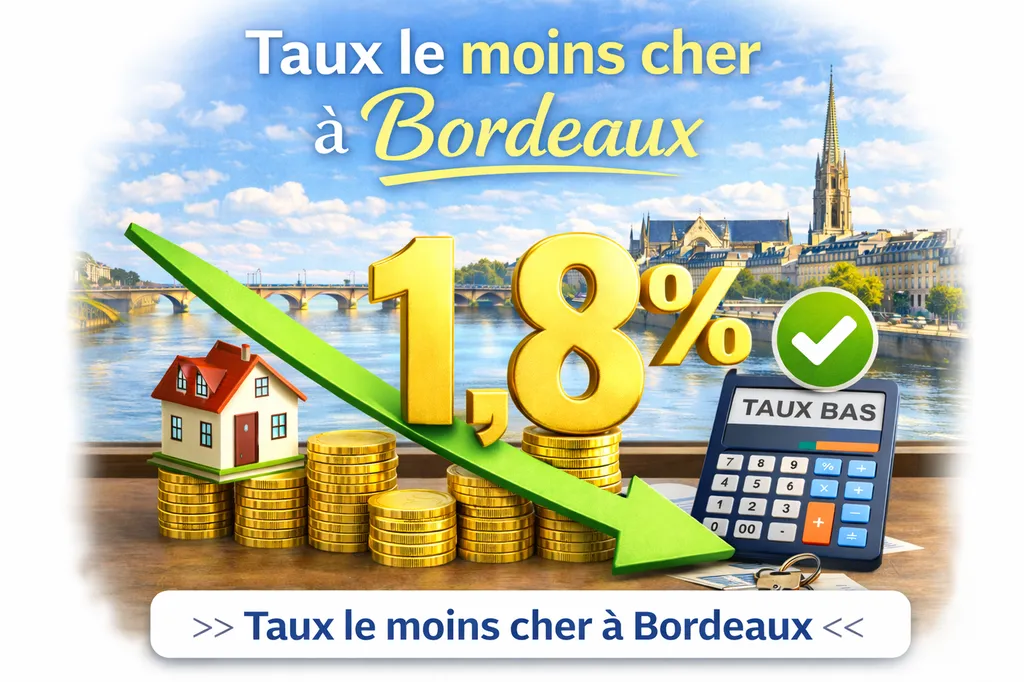 Taux de Crédit Immobilier le Moins Cher à Bordeaux en 2026 : Comment Obtenir le Meilleur Financement pour Votre Projet