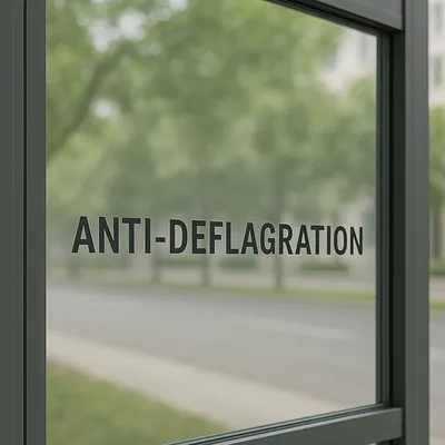 Film sécurité transparent (anti déflagration)