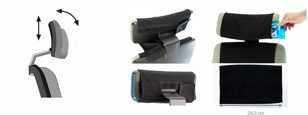 Têtière avec housse amovible pour Wi Max Ergo 