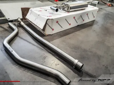 Installation ligne d'échappement Ragazzon Mercedes classe A200 | ADP Performance Aix en provence