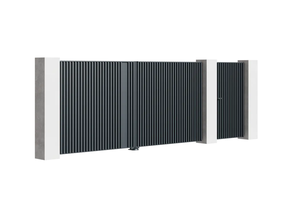Installer un portail aluminium haut de gamme en Corse-du-Sud : la collection Audace de Tschoeppe, pour les résidences contemporaines et les maisons d'architectes