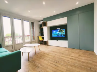 Rénovation d'un appartement à Aix en Provence de 70m2 avec cuisine ouverte