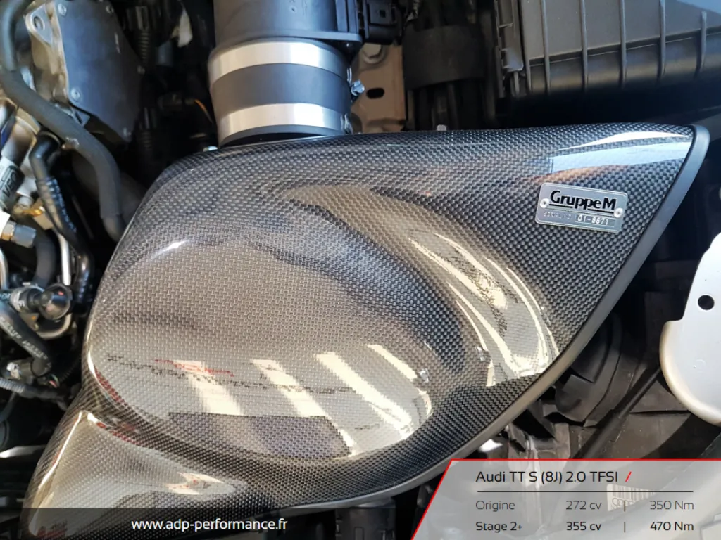 Reprogrammation moteur Marseille - Audi TTS 2.0 TFSI 272 Stage 2 ADP Performance