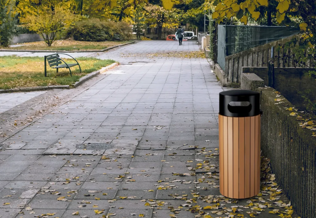 corbeille à déchets flora 60L