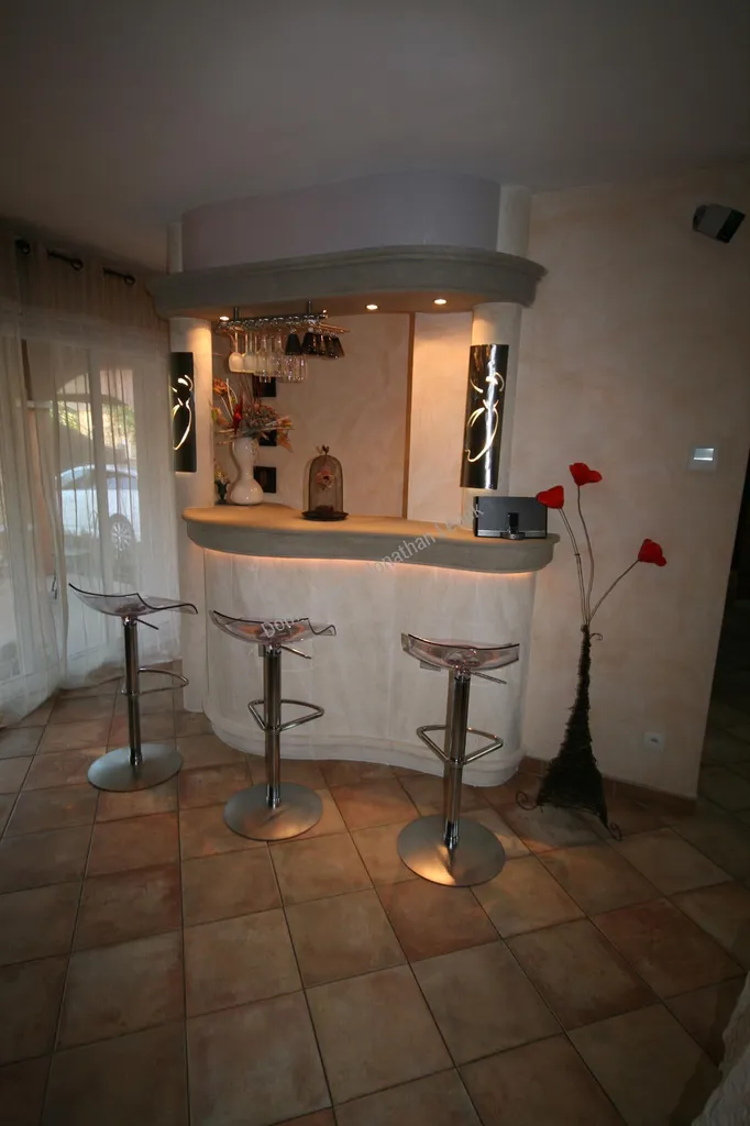 Comptoir chez un particulier, conception originale