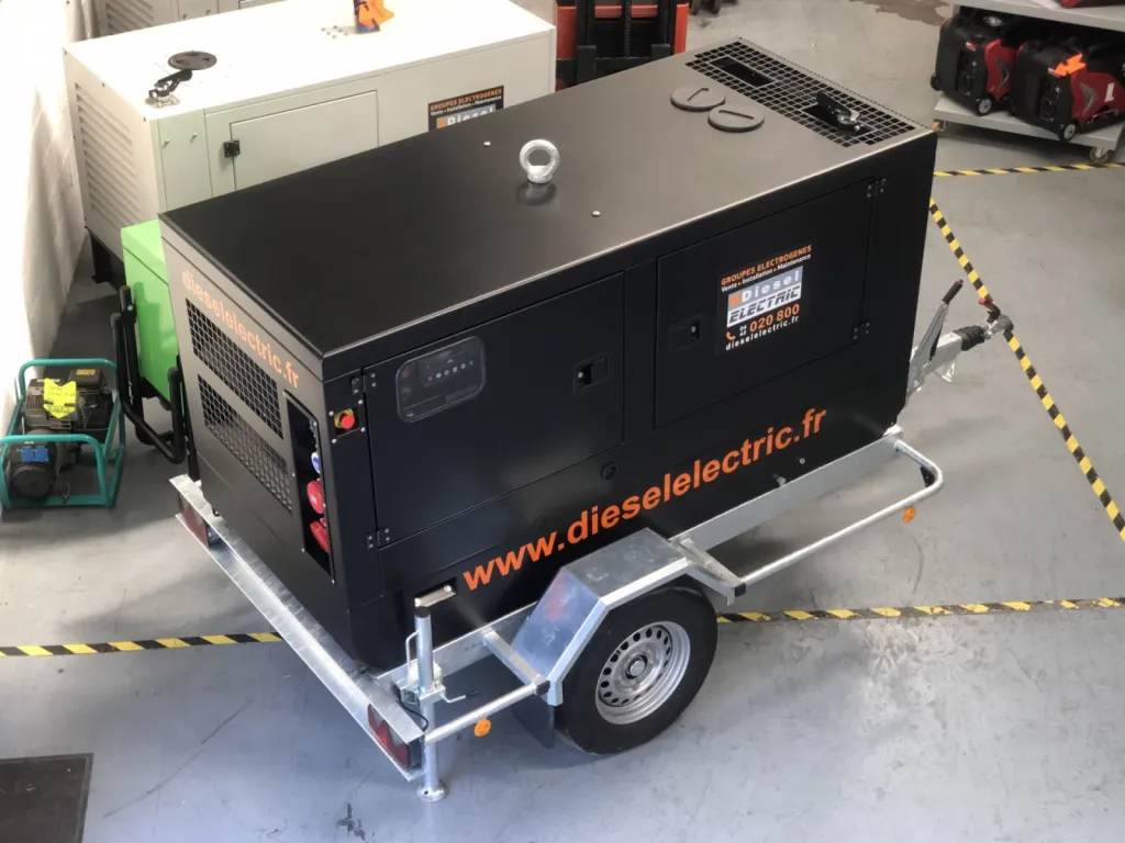 groupe électrogène remorque