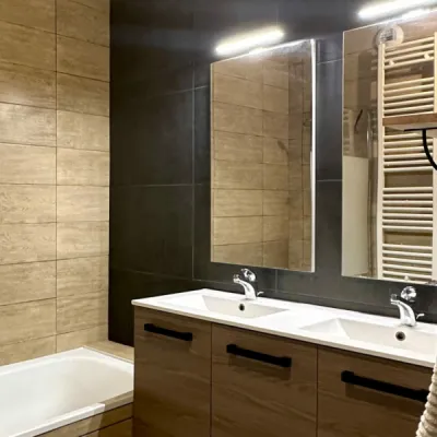 Appartement optimisé pour VEFA avec décoration harmonieuse et moderne, par l’Atelier D. architecte d’intérieur à Bordeaux