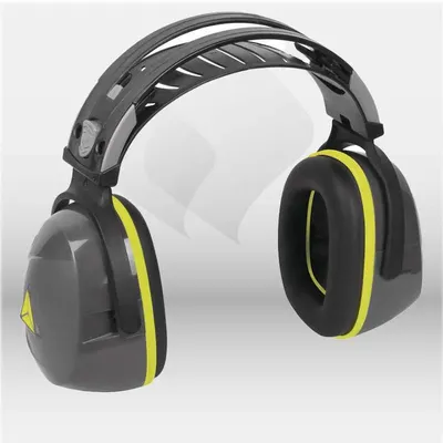 Casque antibruit professionnel INTERLAGOS 34dB DeltaPlus, coquilles ABS coussinets mousse synthétique, double arceau POM réglable, coloris vert ou gris – disponible à Mont-de-Marsan, Landes (40), Nouvelle-Aquitaine et toute la France
