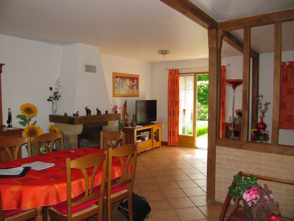 Séjour avec cheminée insert