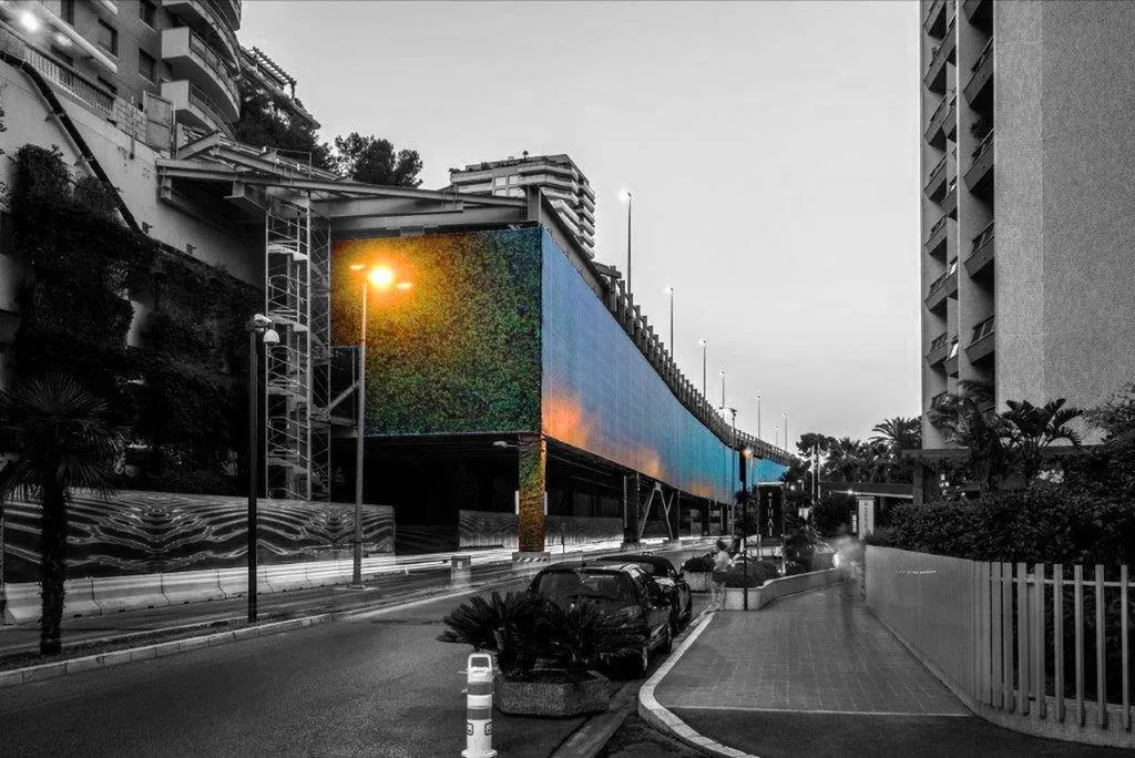 Conception de bâche trompe l’oeil grand format à Paris,