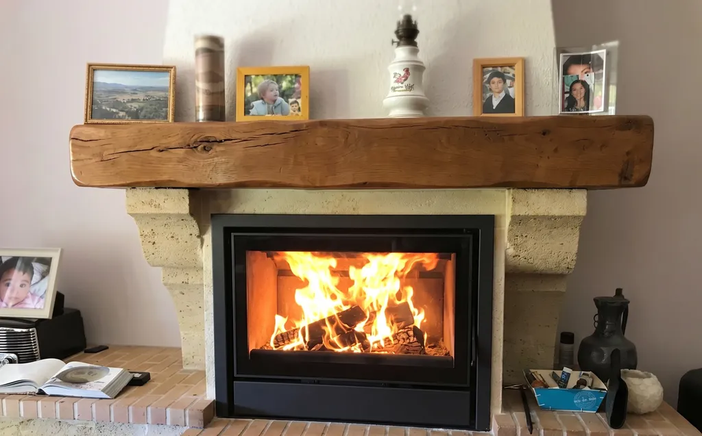 Rénovation d'une cheminée avec intégration d'un insert JIDE à Mérignac