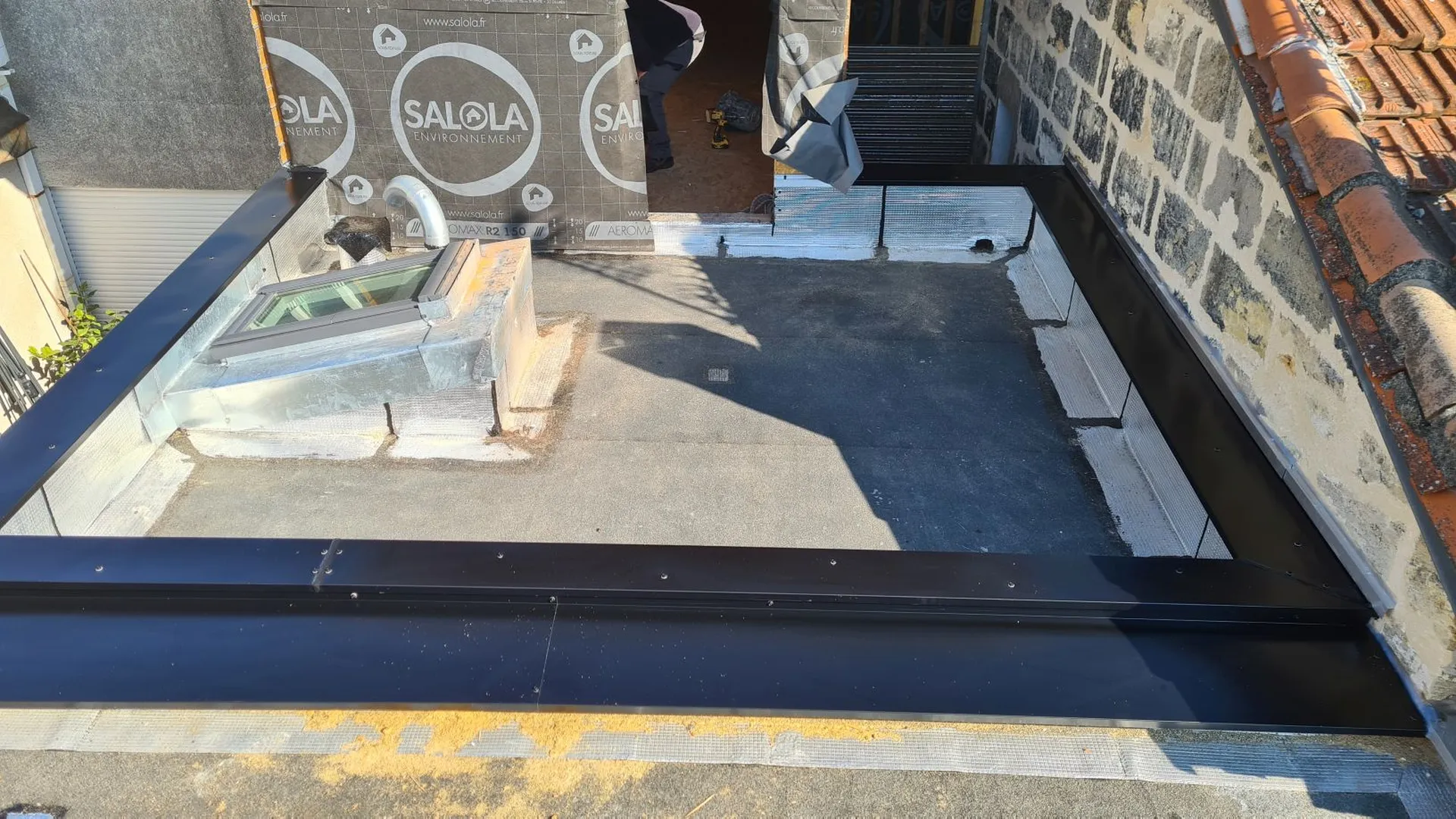 Étanchéité accessible avec isolation sur toiture terrasse Talence