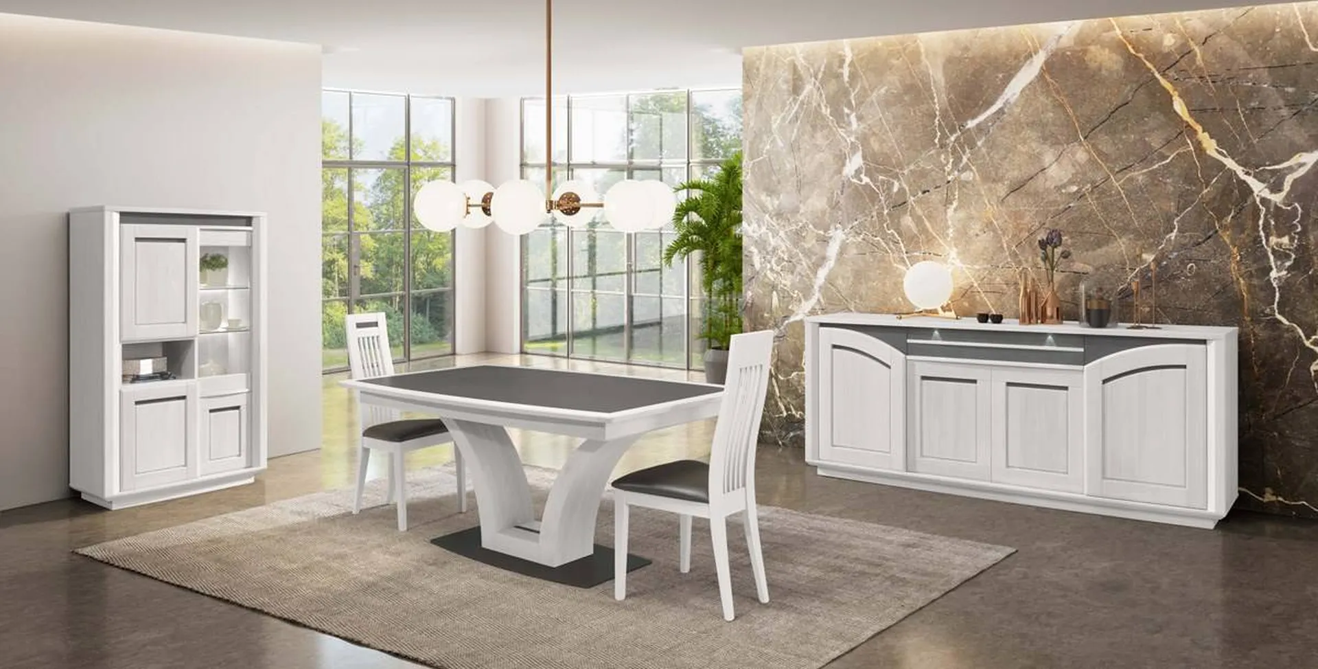 Vente salle à manger complète IBIZA de fabrication française